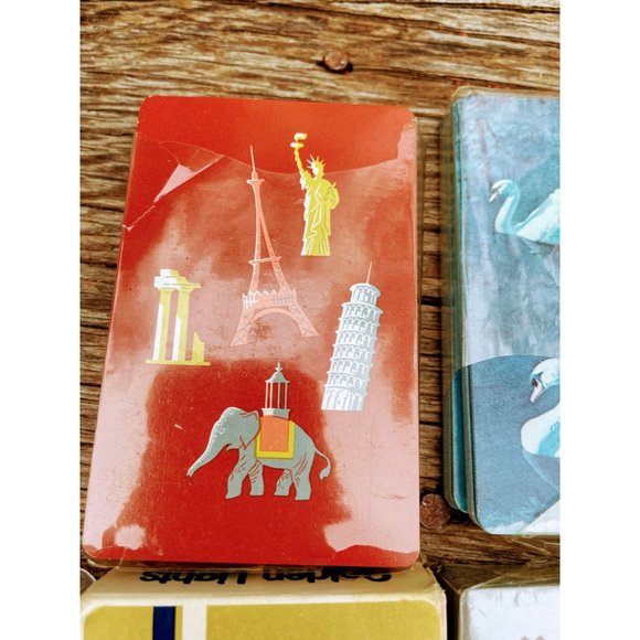 Vintage Lot of 11 Playing Card Decks Bicycle, Hoyle, Advertising NOS - Picture 4 of 11